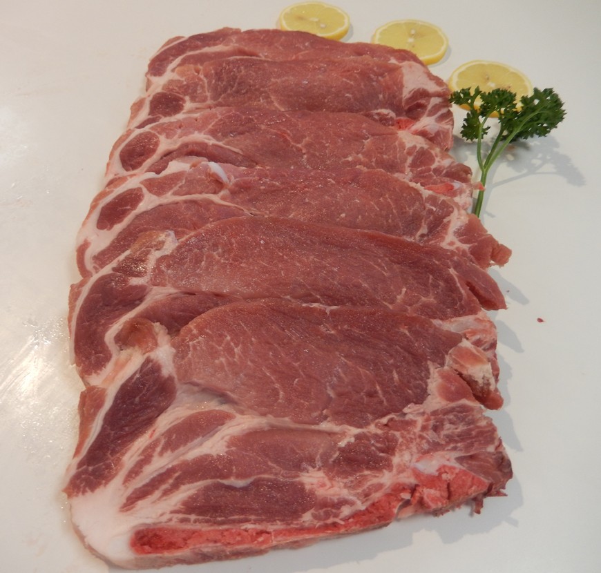 Côte de porc échine