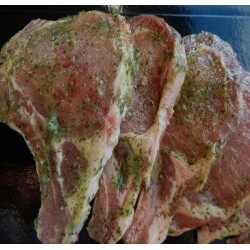 COTES DE PORC FILET MARINADE MAITRE D’HOTEL
