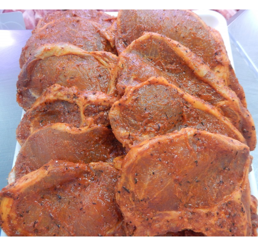 COTES DE PORC FILET MARINADE BASQUE