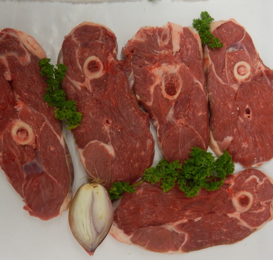 Tranches de gigot d'agneau